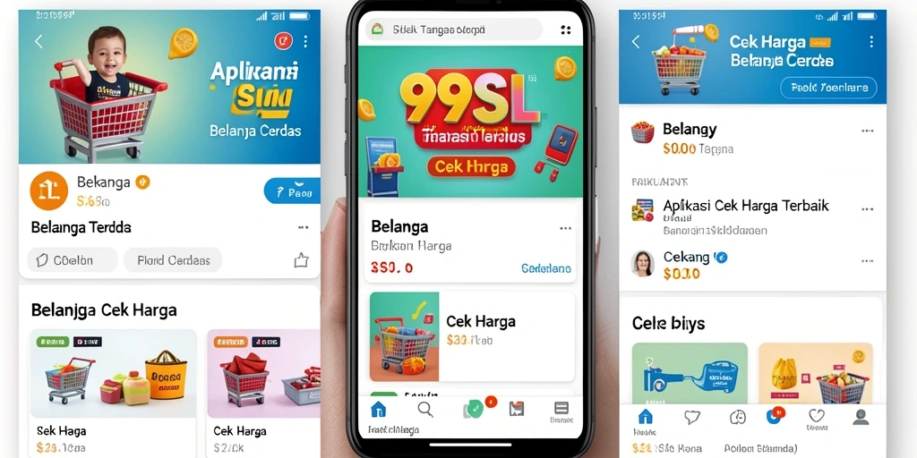 Antarmuka aplikasi 99SL untuk Cek Harga yang user-friendly.