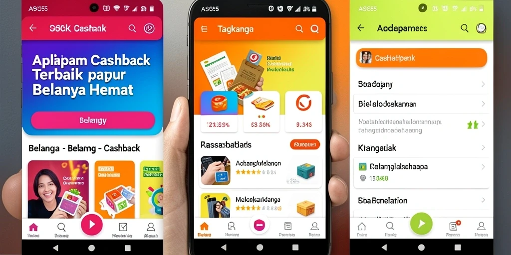 Tampilan antarmuka ASG55 dengan fitur Cashback yang menarik.