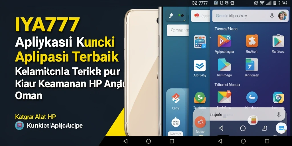 Antarmuka utama IYA777 yang menampilkan fungsi kunci aplikasi.