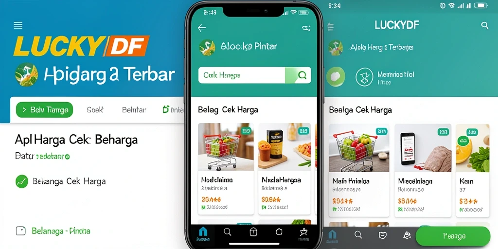 Tampilan antarmuka LUCKYDF yang sederhana dan fungsional.