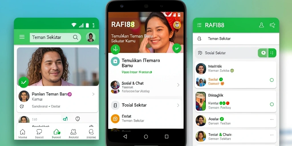 Tampilan antarmuka user-friendly dari aplikasi RAFI88.