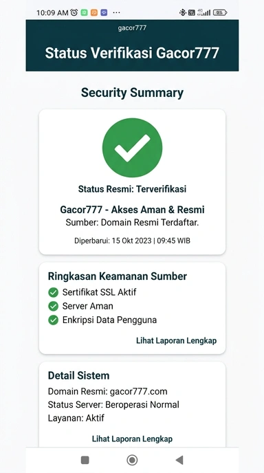Kanal Resmi Gacor777 untuk Pengguna Android