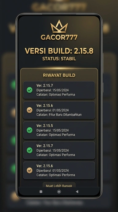 Riwayat Versi Terbaru Gacor777 untuk Pengguna Android